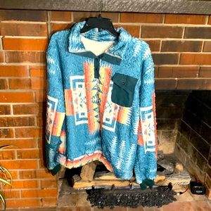 Xl western style pull over
